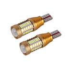 2 PCS  T15-4014-32SMD + 1CREE  5W 650LM White Light LED Decode Car Clearance Lights Lamp, DC12V（Gold）, 5W 4014-32SMD + 1CREE