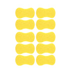 5 PCS Household Cleaning Sponge Yellow Car Wash Sponge With Macropores, 5 PCS Macropores Cleaning Sponge