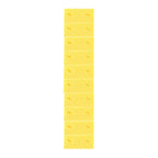 Car Care Wear-resistant Brown Soft Sponge Car Wash Cleaning Pad(Yellow), 5 PCS Wash Cleaning Pad(Yellow)