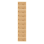 Car Care Wear-resistant Brown Soft Sponge Car Wash Cleaning Pad((Khaki), 5 PCS Wash Cleaning Pad((Khaki)