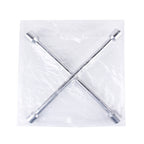 Compact Universal Tire Iron Lug Wrench with 17mm 19mm 21mm 23mm Socket Adapters, Universal 17mm 19mm 21mm 23mm