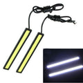 2 PCS 6W 400 LM 6000K DRL COB White Light Bar Car Light Source Waterproof Daytime Running Lights, DC 12V, White Light+6W 400LM/6000K