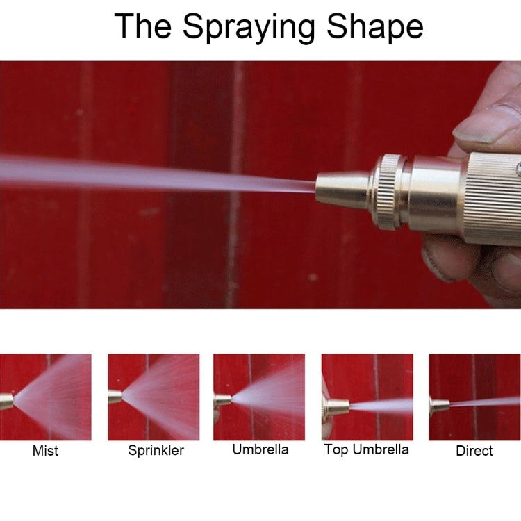 KANEED High Pressure Pure Copper Hose Nozzle Sprayer for Car Washing Garden/Lawn Watering Room/Deck/Floor Cleaning Support Adjustable Water Flow, US Stock Pure Copper Hose Nozzle Sprayer, Pure Copper Hose Nozzle Sprayer                                 ...