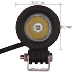 DC 9-32V 10W 1000LM 6500K Waterproof Vehicle Car Boat Marine External Work Lights Emergency Lights 30 Degrees Spot Light LED Car Bulbs with 1 Intense CREE LED Lights, Spot Light+10W
