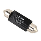 2 PCS 39mm DC12V / 1.5W / 6000K / 110LM 8LEDs SMD-3030 Car Reading Lamp Dome Light, with Decoder, 39mm