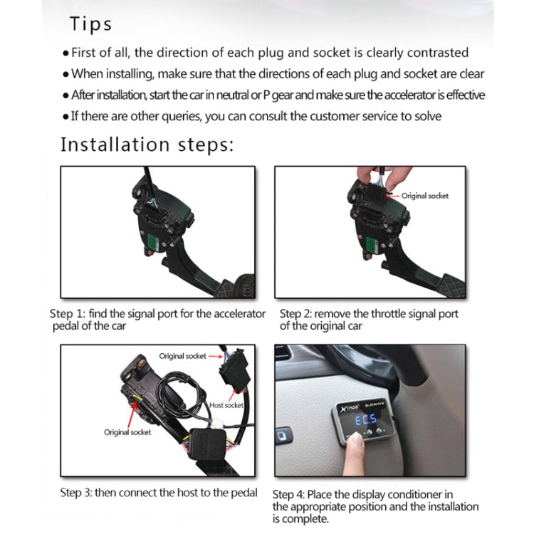 TROS TS-6Drive Potent Booster Electronic Throttle Controller for Ford F150, For Ford F150