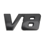 V8 Connect Shape Car Metal Body Decorative Sticker, Size : S, V8 Connect Shape, Size : S (Black), V8 Connect Shape, Size : S (Silver)