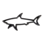 Shark Shape Car Metal Body Decorative Sticker, Shark Shape