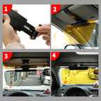 3R-2146 Car Double Side Anti-Glare Dazzling Goggle Driving Mirror Sun Visors, 3R-2146