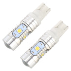 2 PCS T10 / W5W / 168 / 194 DC12V / 4.5W / 6000K / 360LM 6LEDs SMD-3030 Car Clearance Light, with Projector Lens Light, 6LEDs SMD-3030 , with Projector Lens Light