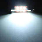 2 PCS 39mm DC12V / 2.2W / 6000K / 130LM 6LEDs SMD-3030 Car Reading Lamp, 39mm