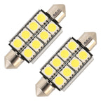 10 PCS 41mm DC12V / 2W / 7000K / 80LM 8LEDs SMD-5050 Car Reading Lamp, 41mm, 8LEDs SMD-5050