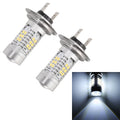 2 PCS H7-2835 10.5W 780LM 6500K 21 SMD 2835 LEDs Car DRL Headlights, DC 12~24V, H7