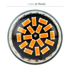 2 PCS 1156 / BA15S DC12V / 18W / 1080LM Car Auto Turn Lights with SMD-3014 Lamps, 1156 / BA15S