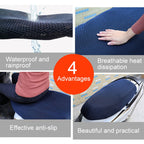 Waterproof Motorcycle Sun Protection Heat Insulation Seat Cover Prevent Bask In Seat Scooter Cushion Protect, Size: XL, Length: 78-85cm; Width: 40-53cm, Size: XL (Red + Black), Size: XL (Red), Size: XL (Blue), Size: XL (Colour), Size: XL (Black Red)   ...