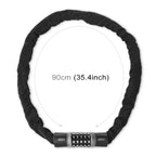 Motorcycles / Bicycle Chain Lock 5 Digit Password Anti-theft Password Lock, Length: 0.9m, 0.9m