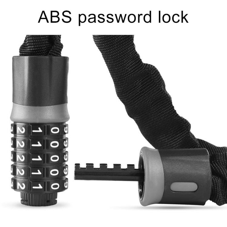 Motorcycles / Bicycle Chain Lock 5 Digit Password Anti-theft Password Lock, Length: 0.9m, 0.9m