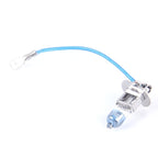 2 PCS H3 Halogen Head Lamp 12V 55W 1700 LM 4300K Warm White Light, H3