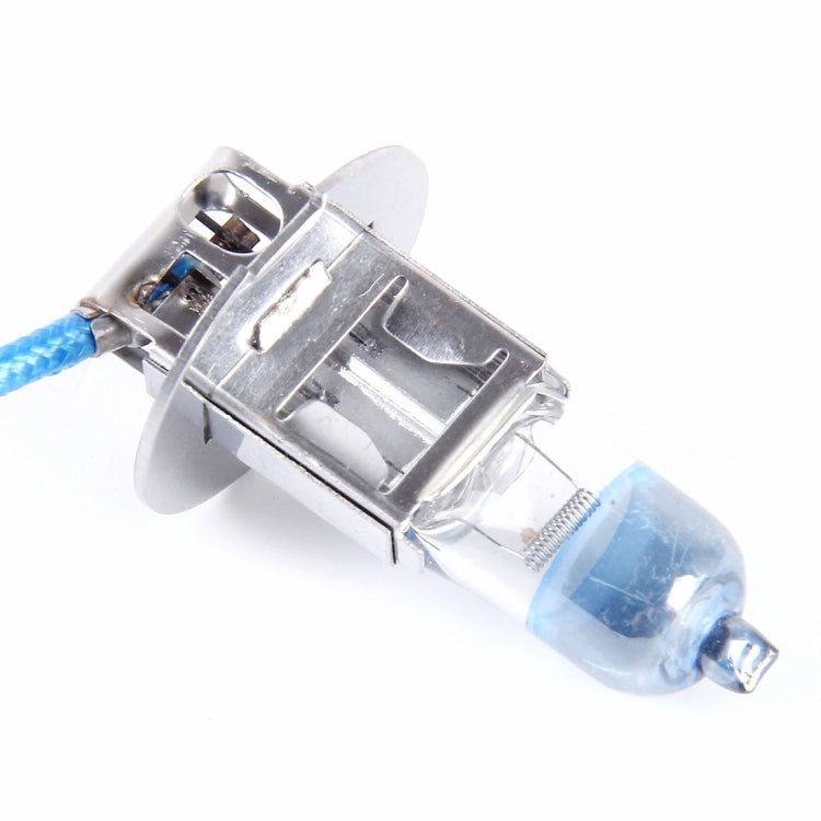 2 PCS H3 Halogen Head Lamp 12V 55W 1700 LM 4300K Warm White Light, H3