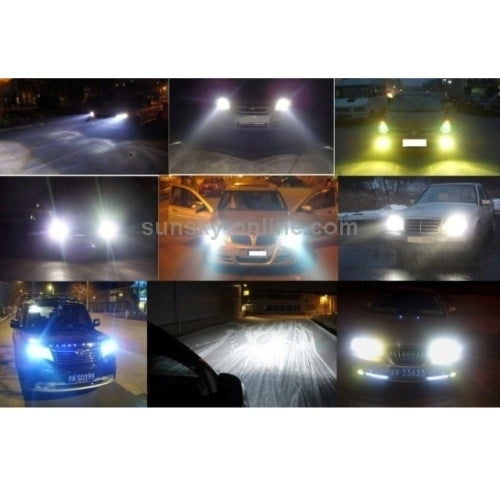 2 PCS H3 Halogen Head Lamp 12V 55W 1700 LM 4300K Warm White Light, H3