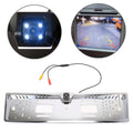 JX-9488 720x540 Effective Pixel NTSC 60HZ CMOS II Universal Waterproof Car Electroplated Silver Rear View Backup Camera with 2W 80LM 5000K White Light 4LED Lamp, DC 12V, Wire Length: 4m, Electroplated Silver