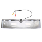 JX-9488 720x540 Effective Pixel NTSC 60HZ CMOS II Universal Waterproof Car Electroplated Silver Rear View Backup Camera with 2W 80LM 5000K White Light 4LED Lamp, DC 12V, Wire Length: 4m, Electroplated Silver
