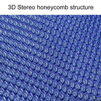Motorcycle Helmet 3D Honeycomb Mesh Mat Heat-proof Breathable Pad