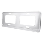 2 PCS Car License Plate Magnesium Alloy Bracket Frame Holder Stand Mount(Silver), Magnesium Alloy Bracket