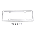 2 PCS Car License Plate Aerospace Aluminum Bracket Frame Holder Stand Mount(Silver), Aerospace Aluminum Bracket