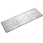 2 PCS Car License Plate Aluminium Alloy Bracket Frame Holder Stand Mount(Silver), Aluminium Alloy Bracket