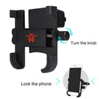 Portable Motorcycle Aluminium Alloy USB Charger Mobile Phone Holder, Handlebars Version, 3089