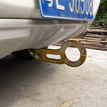 Benen Aluminum Alloy Rear Tow Towing Hook Trailer Ring for Universal Car Auto with Two Screw Holes, Gold, Purple, Red, Silver, Blue, Black