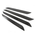 4 PCS Carbon Fibre Car Door Panel Decorative Sticker for Audi Q3 2013-2018, Door Panel