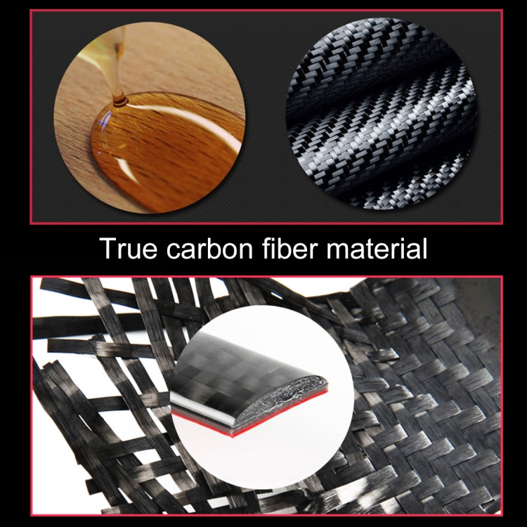 4 PCS Carbon Fibre Car Door Panel Decorative Sticker for Audi Q3 2013-2018, Door Panel