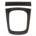 2 PCS Carbon Fibre Car Gear Panel Decorative Sticker for Audi Q3 2013-2018, Gear Panel