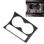 Carbon Fibre Car Water Cup Panel Decorative Sticker for Audi Q3 2013-2018, Water Cup Panel