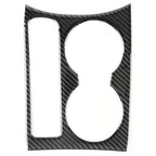 Carbon Fibre Car Water Cup Panel Decorative Sticker for Audi Q3 2013-2018, Water Cup Panel