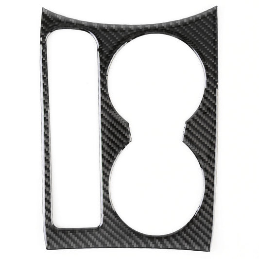 Carbon Fibre Car Water Cup Panel Decorative Sticker for Audi Q3 2013-2018, Water Cup Panel