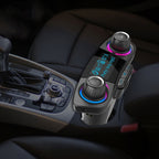 BT06 Dual USB Charging Smart Bluetooth 4.0 + EDR FM Transmitter MP3 Music Player Car Kit with 1.3 inch LED Screen, Support Bluetooth Call, TF Card & U Disk, BT06