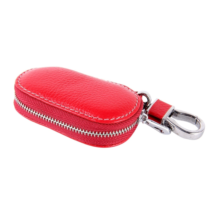 Universal Leather Crocodile Texture Waist Hanging Zipper Wallets Key Holder Bag (No Include Key)
