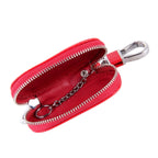 Universal Leather Crocodile Texture Waist Hanging Zipper Wallets Key Holder Bag (No Include Key)
