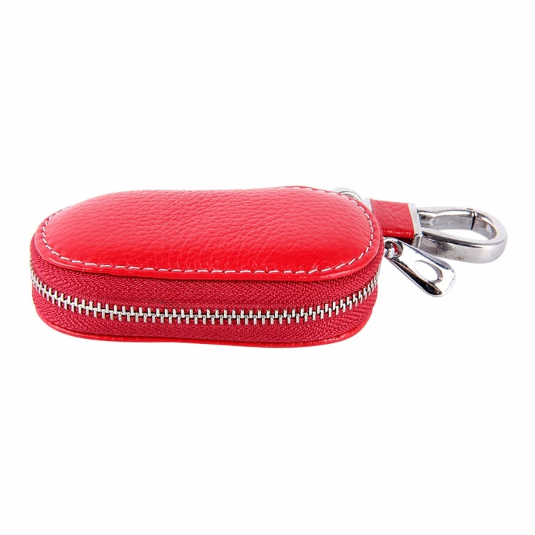Universal Leather Crocodile Texture Waist Hanging Zipper Wallets Key Holder Bag (No Include Key)