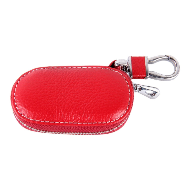 Universal Leather Crocodile Texture Waist Hanging Zipper Wallets Key Holder Bag (No Include Key)