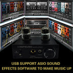 LINEPAUDIO A962 HiFi 6J9 Vacuum Tube Power Headphone Amplifier USB ASIO Sound Card, A962