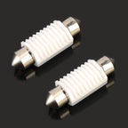 2 PCS 36mm DC12V 1.7W 6000K 135LM 2LEDs SMD-3030 Car Reading Lamp, with Decoder, 36mm, with Decoder