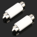 2 PCS 39mm DC12V 1.7W 6000K 135LM 2LEDs SMD-3030 Car Reading Lamp, with Decoder, 39mm, with Decoder
