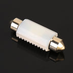 2 PCS 39mm DC12V 1.7W 6000K 135LM 2LEDs SMD-3030 Car Reading Lamp, with Decoder, 39mm, with Decoder