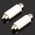 2 PCS 41mm DC12V 1.7W 6000K 135LM 2LEDs SMD-3030 Car Reading Lamp, with Decoder, 41mm, with Decoder