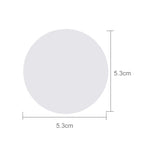 4 PCS White And Black Grid Metal Car Sticker Wheel Hub Caps Centre Cover Decoration, White Black Grid