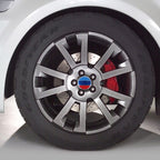 4 PCS National Flag Metal Car Sticker Wheel Hub Caps Centre Cover Decoration, National Flag